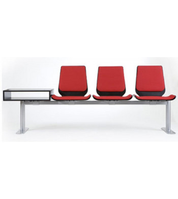 SPERA BANCADA 4 PLAZAS + MESA MADERA LACADA